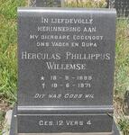 WILLEMSE Herculas Phillippus 1895-1971