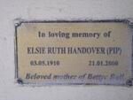 HANDOVER Elsie Ruth 1910-2000
