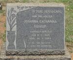 KUKKUK Johanna Catharina nee GERTZEN 1865-1944