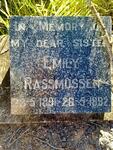 RASSMUSSEN Emily 1891-1892