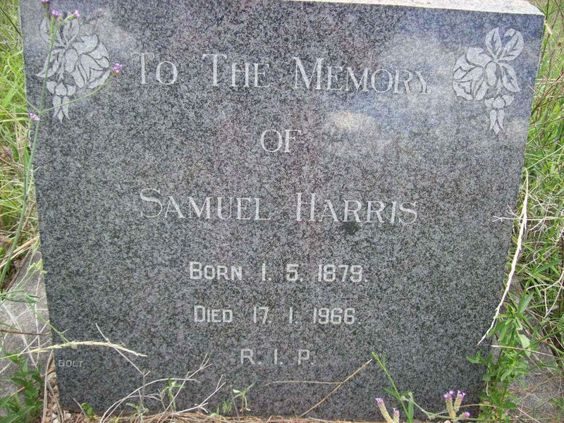 HARRIS Samuel 1879-1966