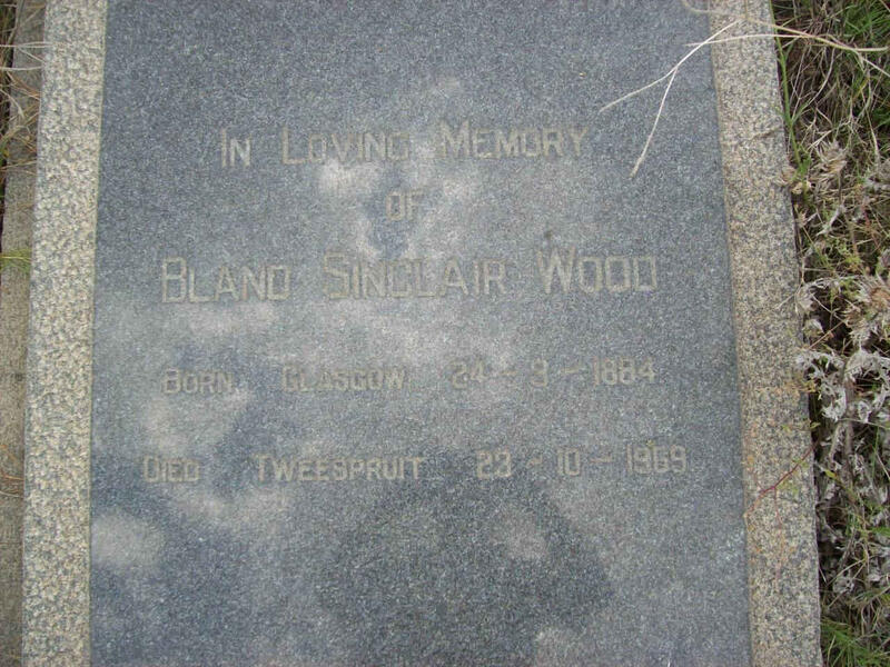 WOOD Bland Sinclair 1884-1969