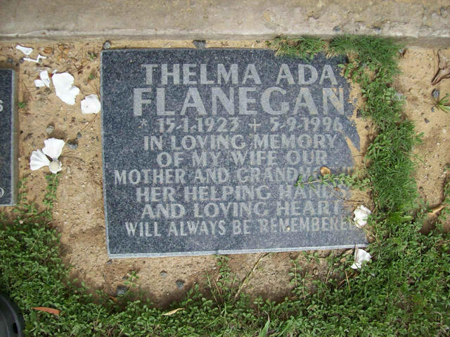 FLANEGAN Thelma Ada 1923-1996