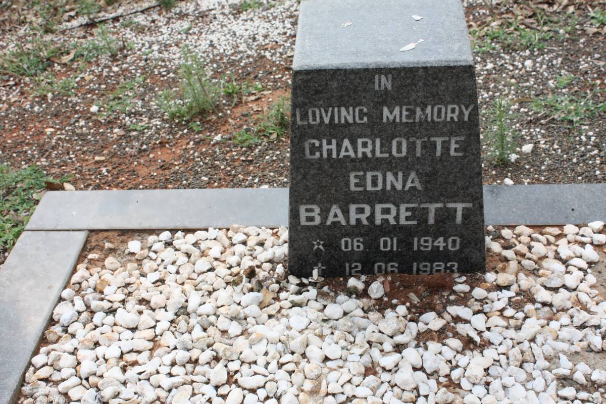 BARRETT Charlotte Edna 1940-1983