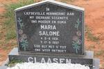 CLAASEN Maria Salomé 1931-1997