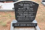 MAUER Joseph Hubert, auf der 1893-1963 & Alma Maria Elise 1893-1981