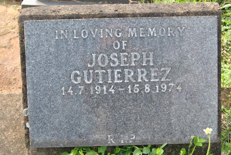 GUTIERREZ Joseph 1914-1974