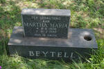 BEYTELL Martha Maria 1908-1989