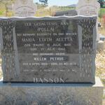 BASSON Willem Petrus 1885-1970 & Maria Edith Aletta FAURE 1888-1964