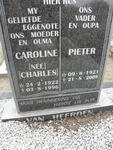 HEERDEN Pieter, van 1921-2009 & Caroline CHARLES 1922-1996