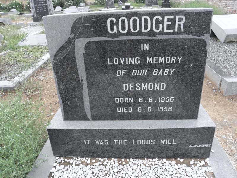 GOODGER Desmond 1956-1956
