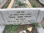 VERSTER Rachel Jacoba nee MARAIS 1881-1954