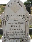 BARNARD Izak F. 1889-1918