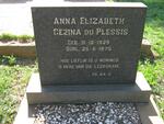 PLESSIS Anna Elizabeth Gezina, du 1929-1975