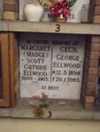 ELLWOOD Cecil George 1898-1985 & Margaret Scott Guthrie 1899-1965