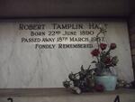 HALT Robert Tamplin 1890-1967