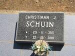 SCHUIN Christiaan J. 1910-2001