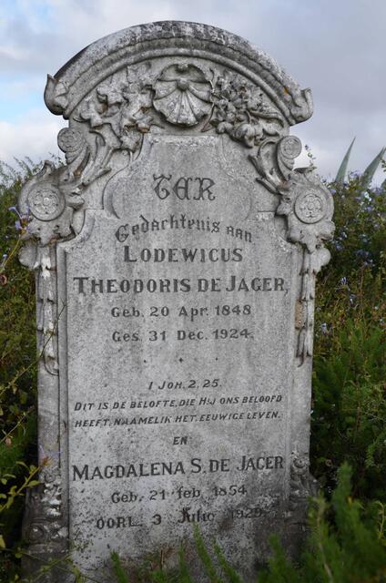 JAGER Lodewicus Theodoris, de 1848-1924 & Magdalena S. 1854-1929