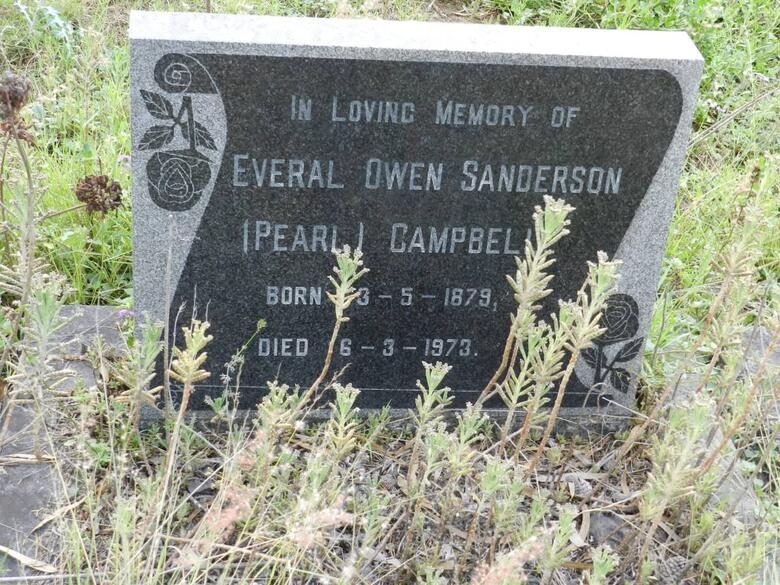 CAMPBELL Everal Owen Sanderson 1879-1973