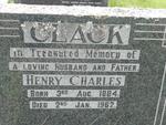 CLACK Henry Charles 1884-1962