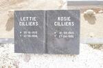 CILLIERS Kosie 1909-1995 & Lettie 1915-1994