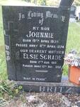 BRITZ Elsie Schade 1915-1992 :: BRITZ Johnnie 1939-1974