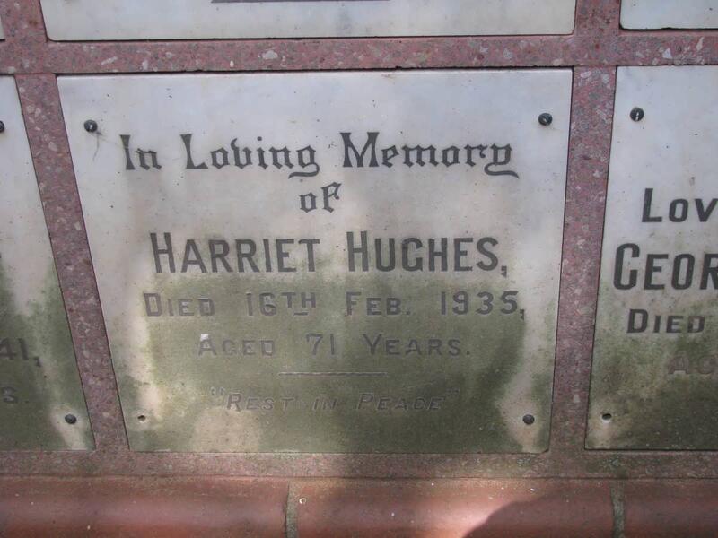 HUGHES Harriet -1935