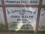 BEGG John Ralph -1947