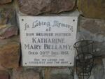 BELLAMY Katharine Mary -1951