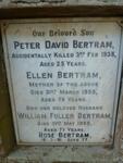 BERTRAM William Fuller -1959 & Ellen -1959 :: BERTRAM Peter David -1938 :: BERTRAM Rose 1991  