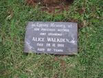 WALKDEN Marmaduke -1966 & Alice -1988