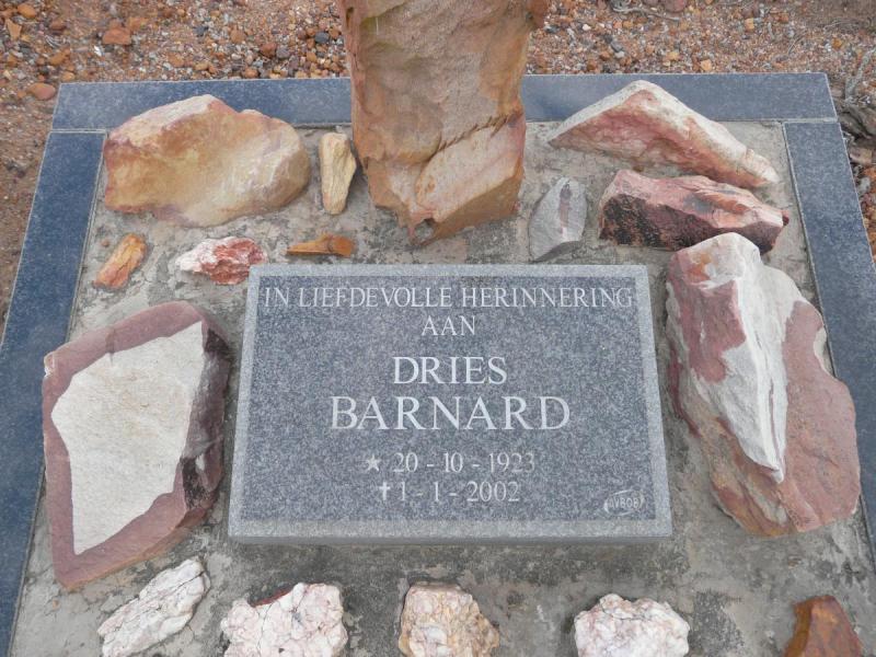 BARNARD Dries 1923-2002