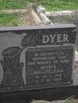 DYER Maria Magdelena 1916-1989