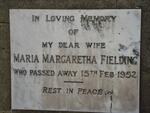 FIELDING Maria Margaretha -1952