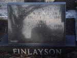 FINLAYSON William 1906-1993 & Maybel nee WILSON 1907-1982