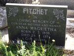 FITCHET Anna Magrietha 1898-1971