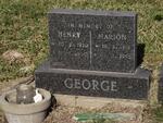 GEORGE Henry 1920-1990 & Marion 1916-1995
