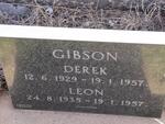 GIBSON Derek 1929-1957 :: GIBSON Leon 1935-1957