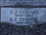 GODDARD E.J. 1903-1982 :: GODDARD B.Z. 1920-1992