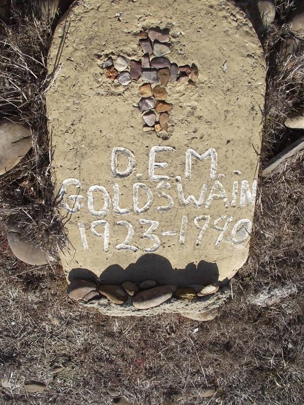 GOLDSWAIN D.E.M. 1923-1990