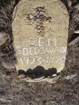 GOLDSWAIN D.E.M. 1923-1990
