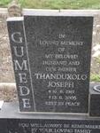 GUMEDE Thanduxolo Joseph 1961-2005