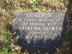 GUNSTON Joubertina Allwyna nee VERCUEIL 1923-1983