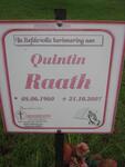 RAATH Quintin 1960-2007