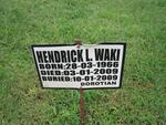 WAKI Hendrick L. 1966-2009