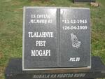 MOGAPI Tlalahnye Piet 1943-2009