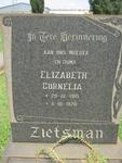 ZIETSMAN Elizabeth Cornelia 1910-1975