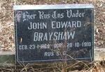 BRAYSHAW John Edward 1864-1918