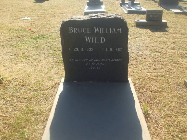 WILD Bruce William 1932-1987