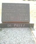 PREEZ Piet, du 1906-1987 & Stina 1914-1992